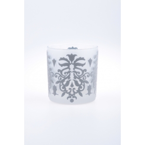 Gri Kadife Damask Mumluk 